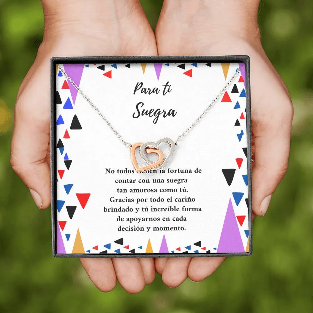 Para ti suegra gracias por apoyarnos en cada decisión