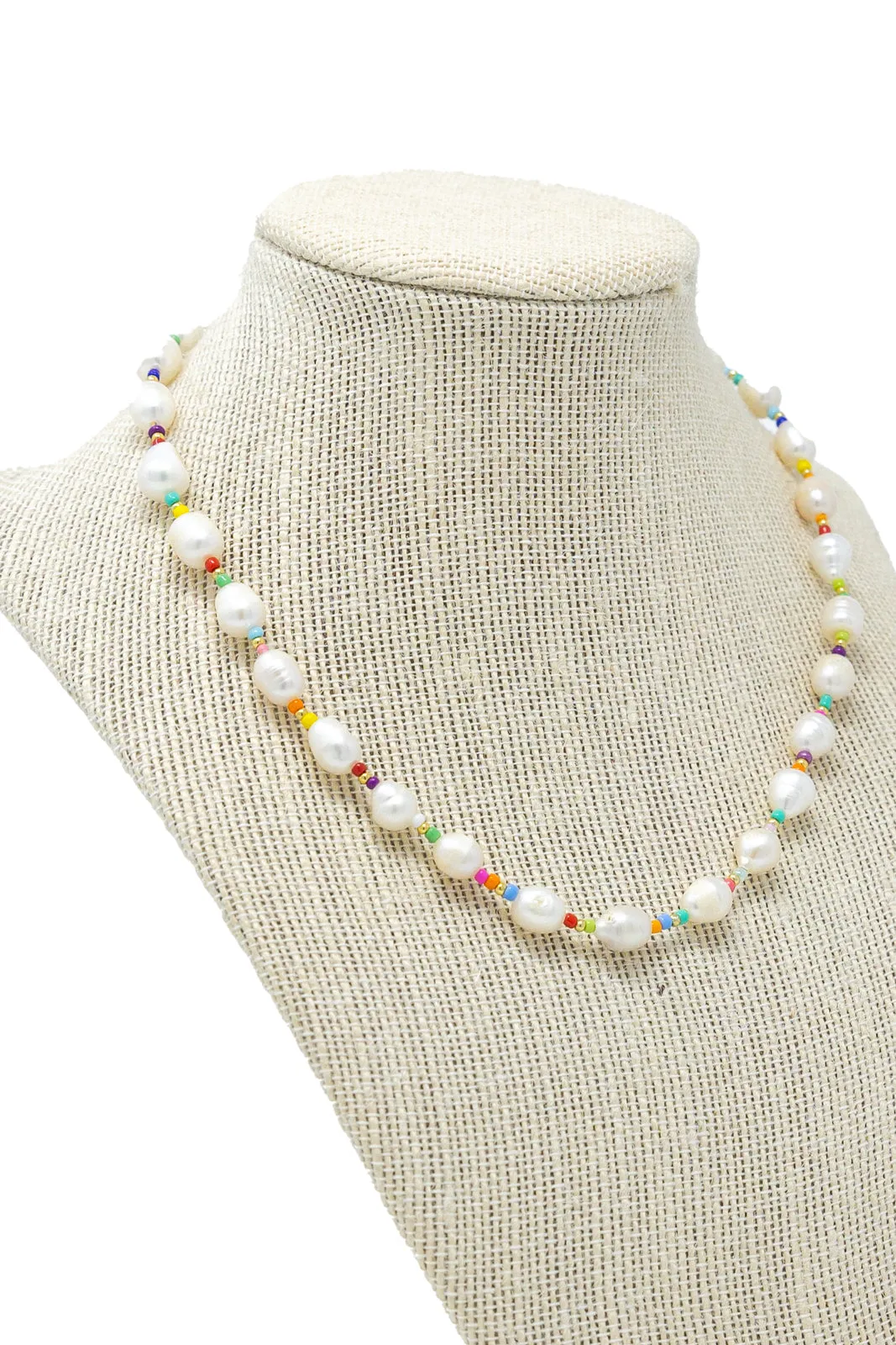 Pearl Beaded Rainbow Chain