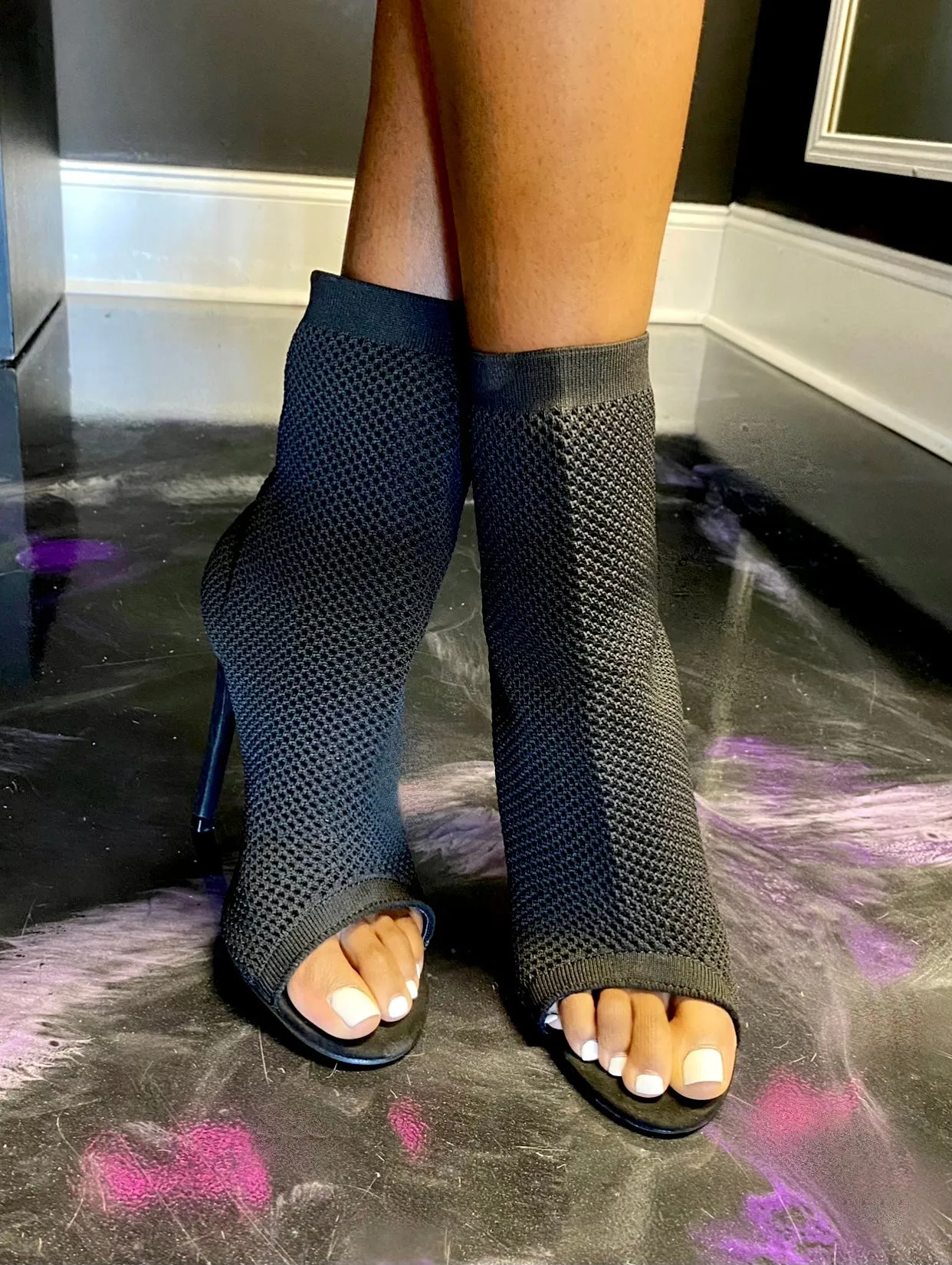 PEEP TOE BOOTIE