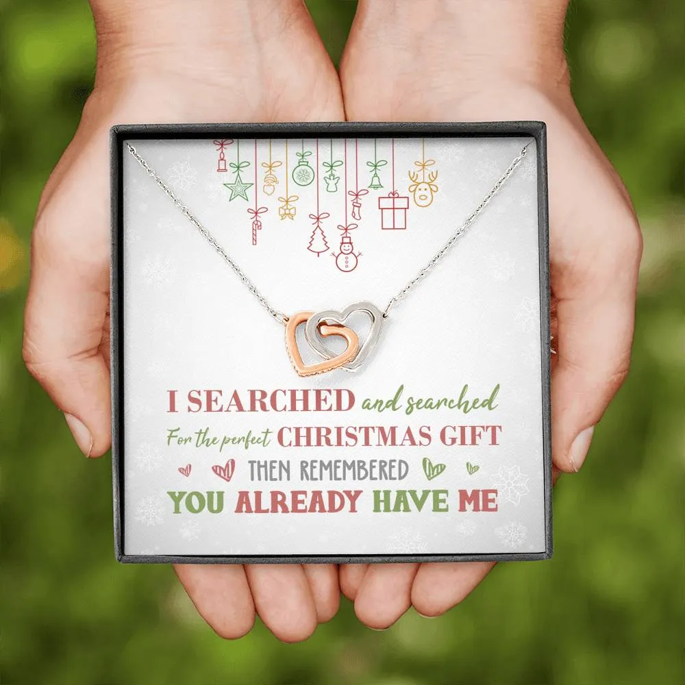 Perfect Christmas Silver and Gold Necklace