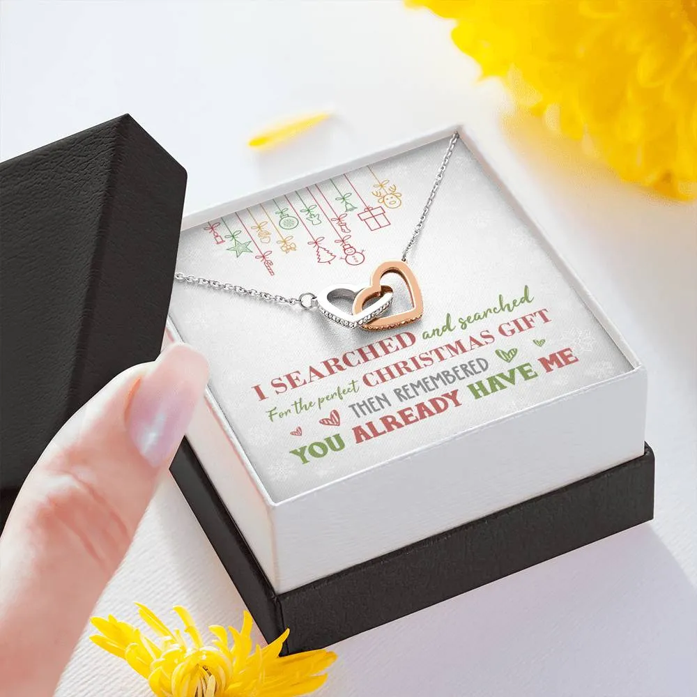 Perfect Christmas Silver and Gold Necklace