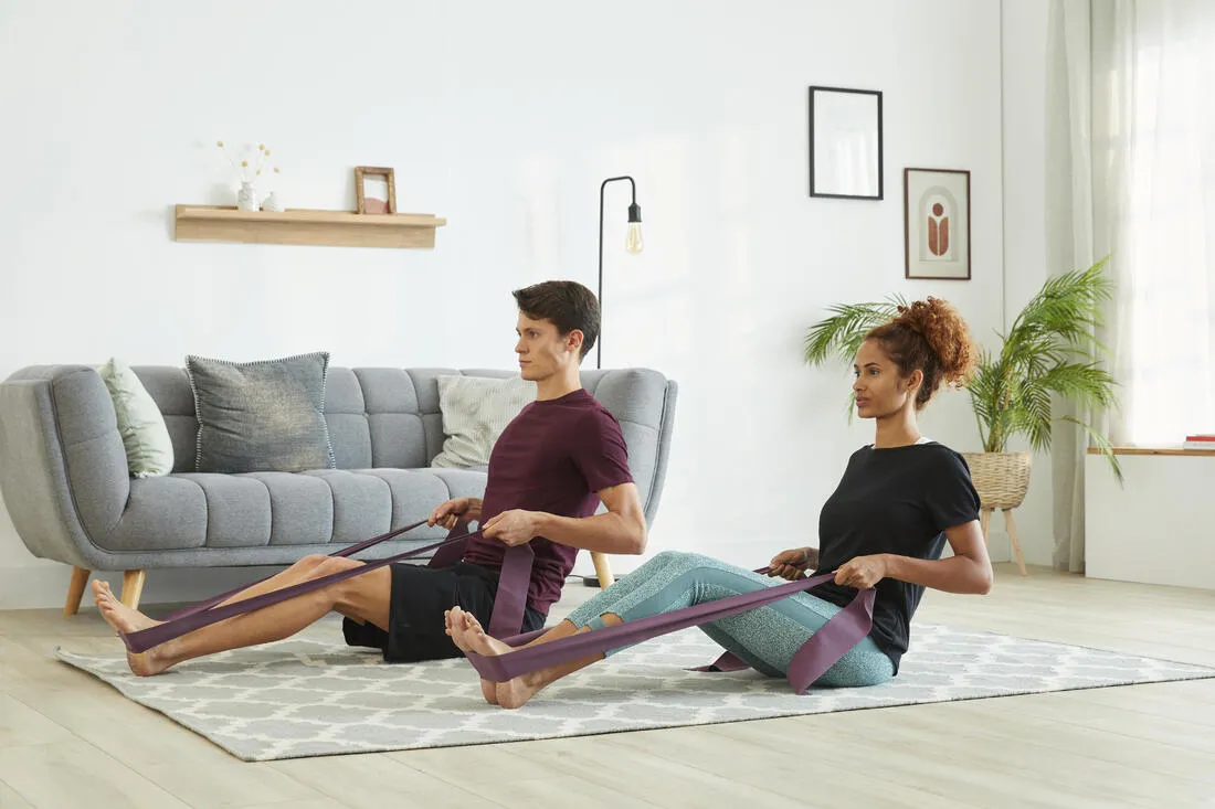 Pilates Resistance Band 3 kg - Burgundy