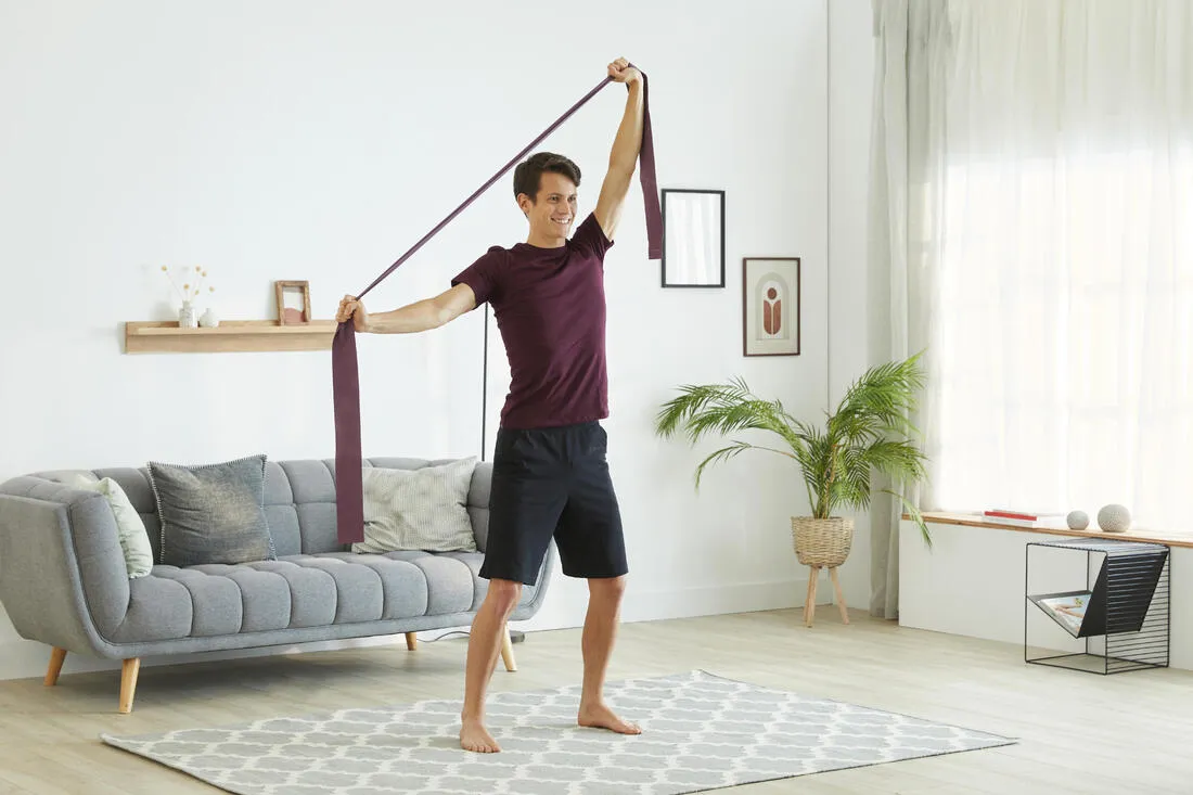 Pilates Resistance Band 3 kg - Burgundy