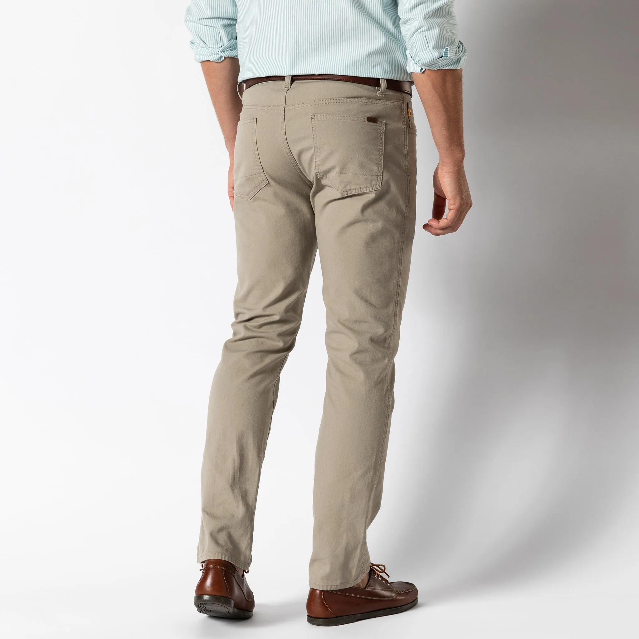Pinpoint Canvas Five-Pocket - Khaki