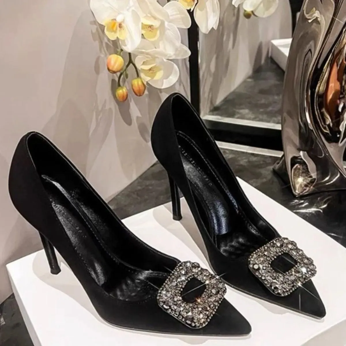 Point Toe Stiletto Pumps
