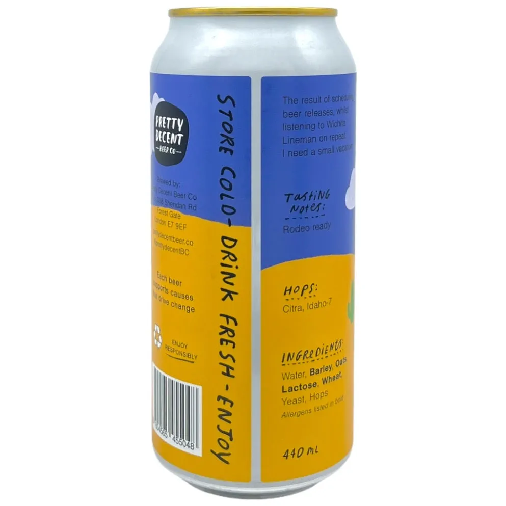 Pretty Decent Beer Co Rhinestone Cowboy is a Good Beer Name