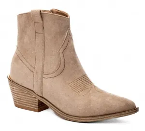 Quittin Time | Sand Faux Suede