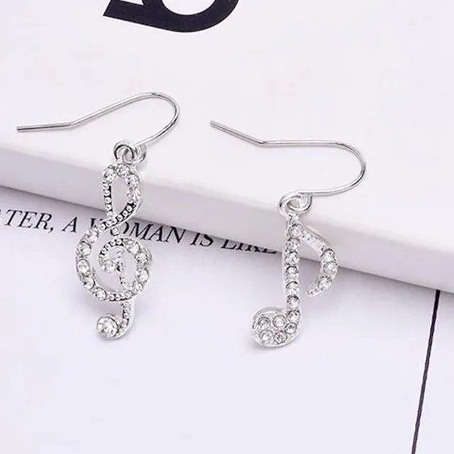 Red Rose  Big Rhinestone Earrings  For Women Rose Gold Spiral Dangle Earring