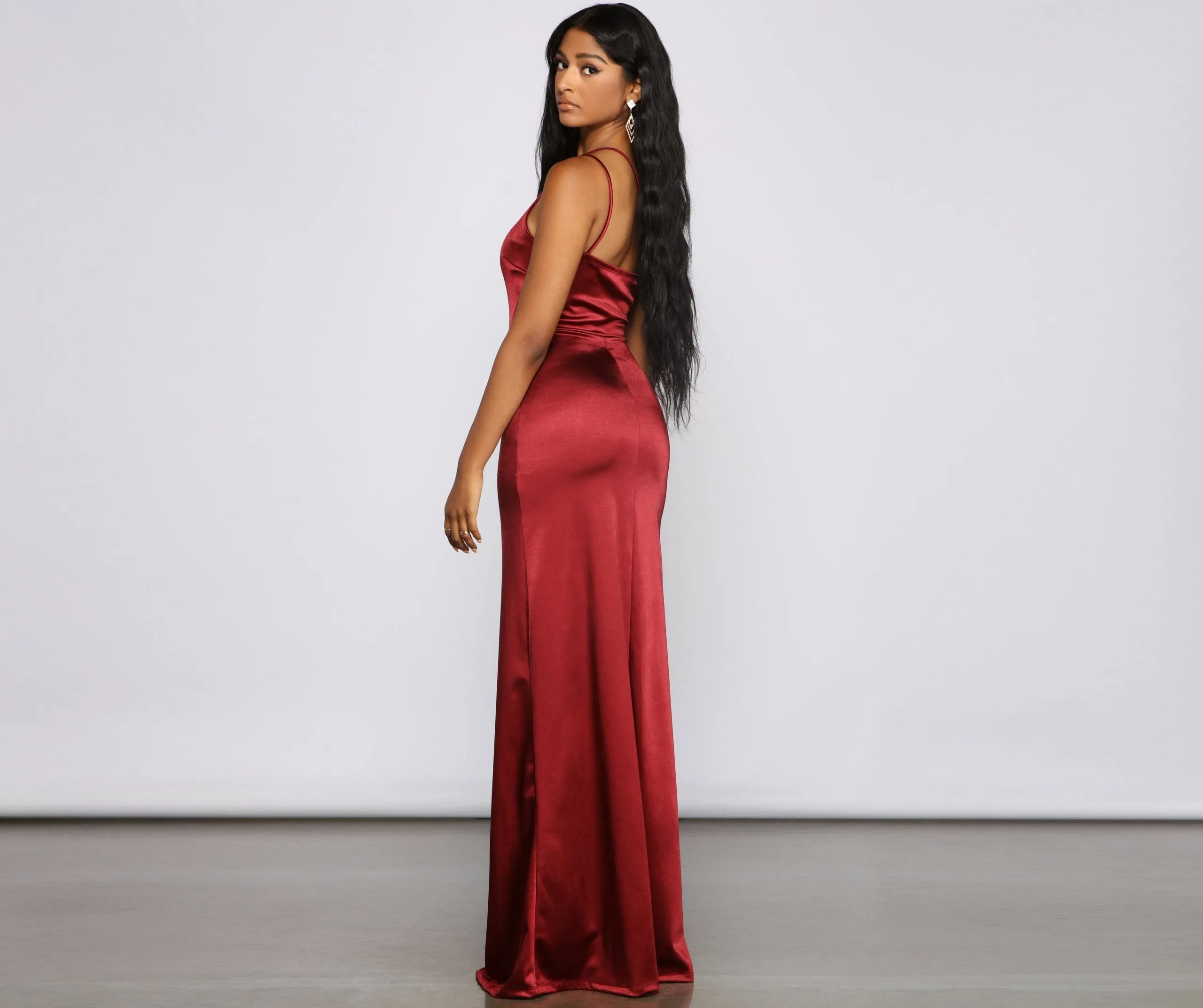 Rhiannon Elegant Satin Dress