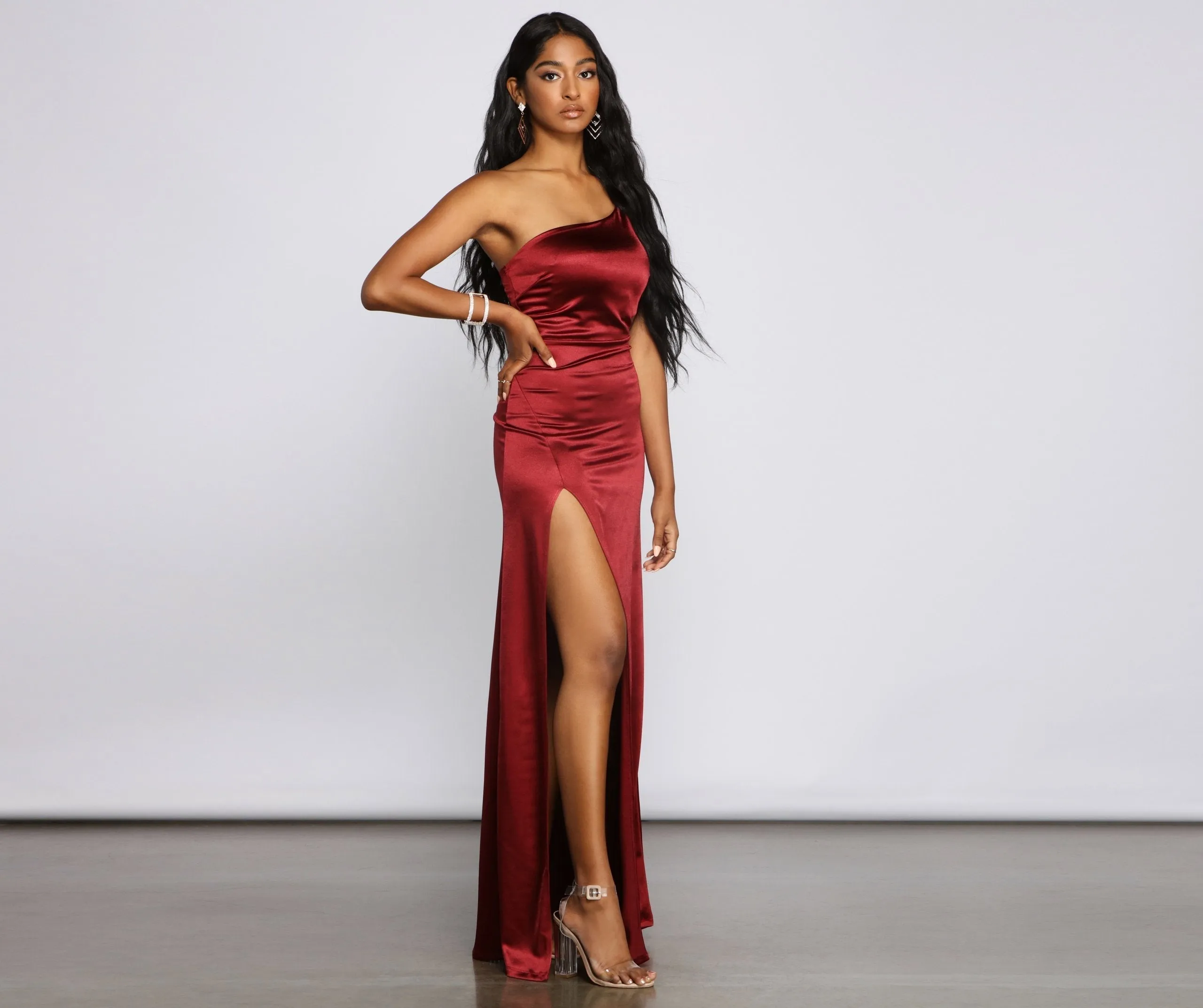 Rhiannon Elegant Satin Dress