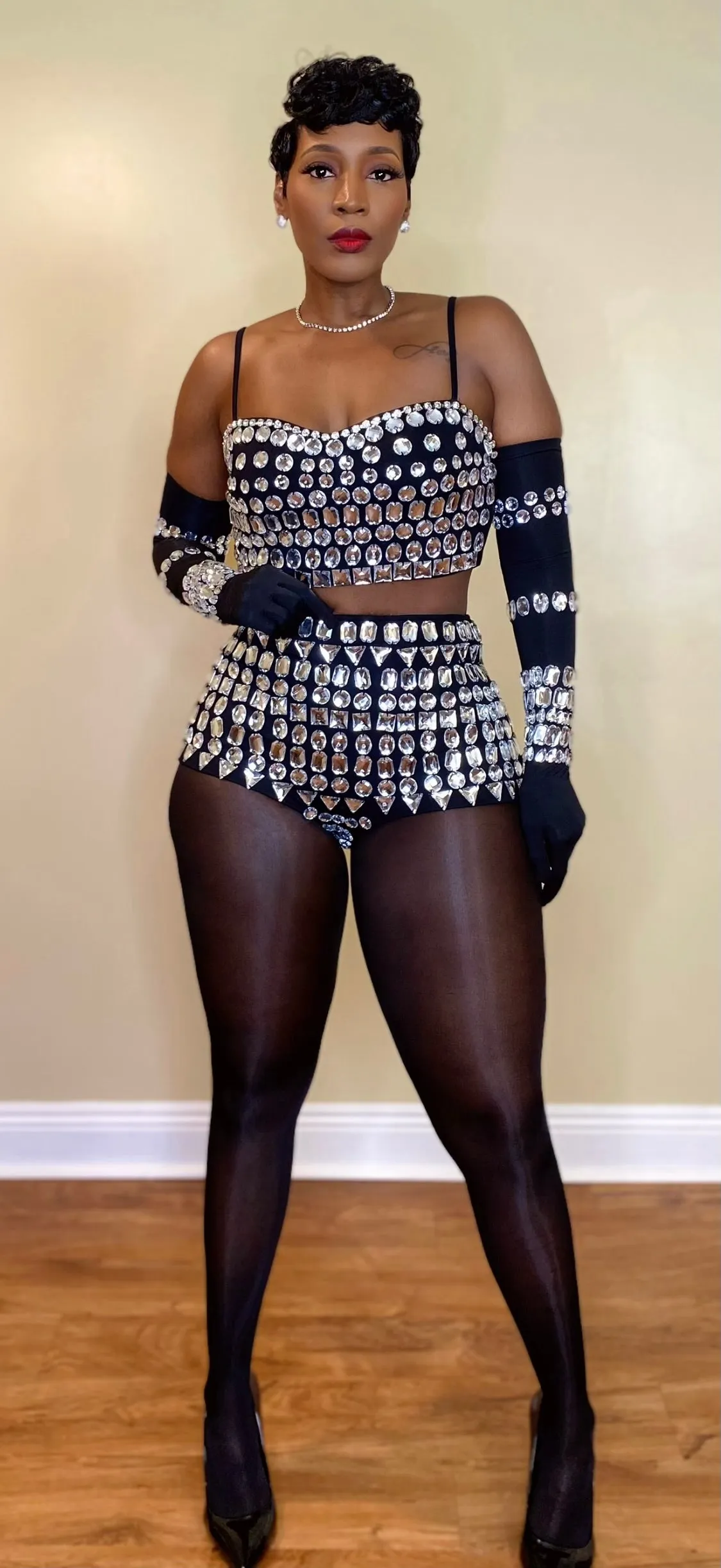 RHINESTONE 3 PIECE SET