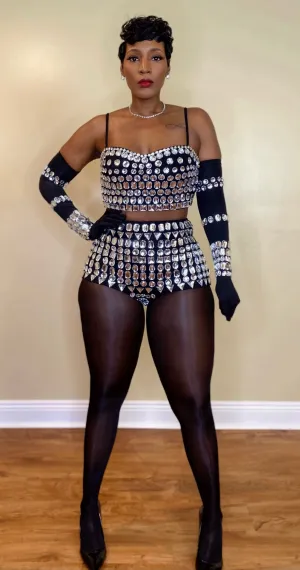 RHINESTONE 3 PIECE SET