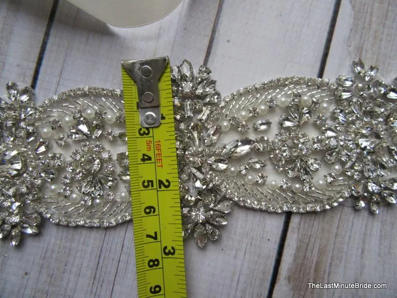 Rhinestone Bridal Belt Style: Madrid