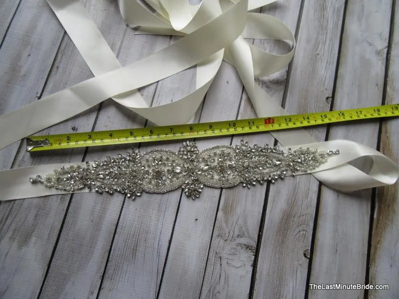 Rhinestone Bridal Belt Style: Madrid