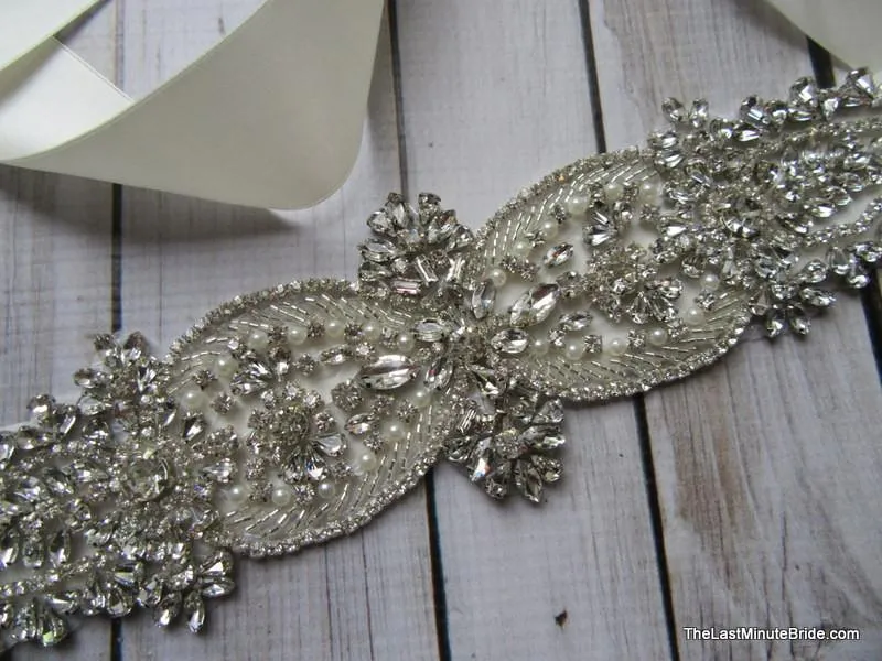 Rhinestone Bridal Belt Style: Madrid