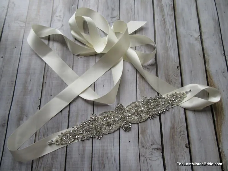 Rhinestone Bridal Belt Style: Madrid