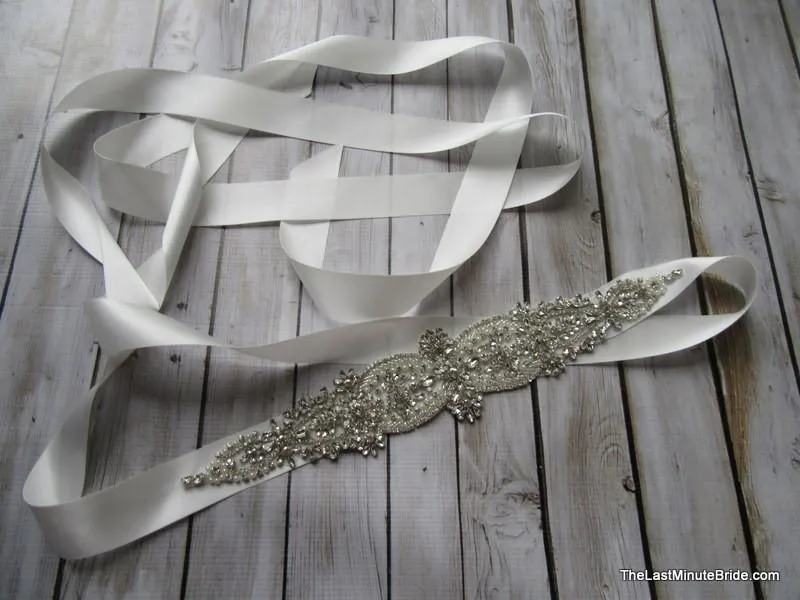 Rhinestone Bridal Belt Style: Madrid