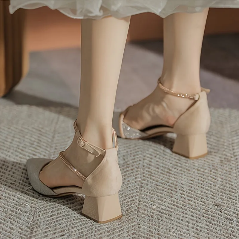 Rhinestone High Heels for Women