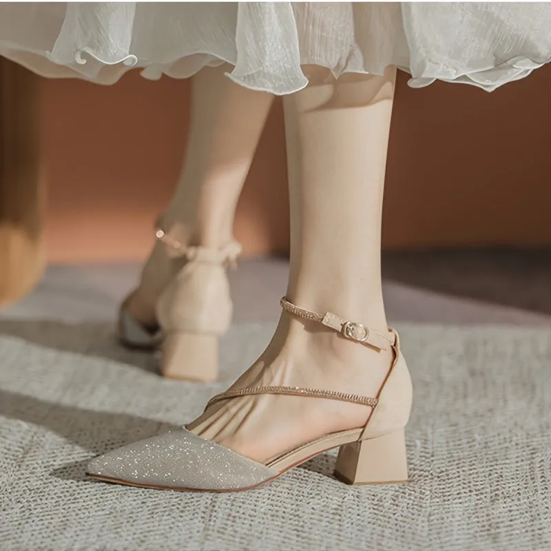 Rhinestone High Heels for Women