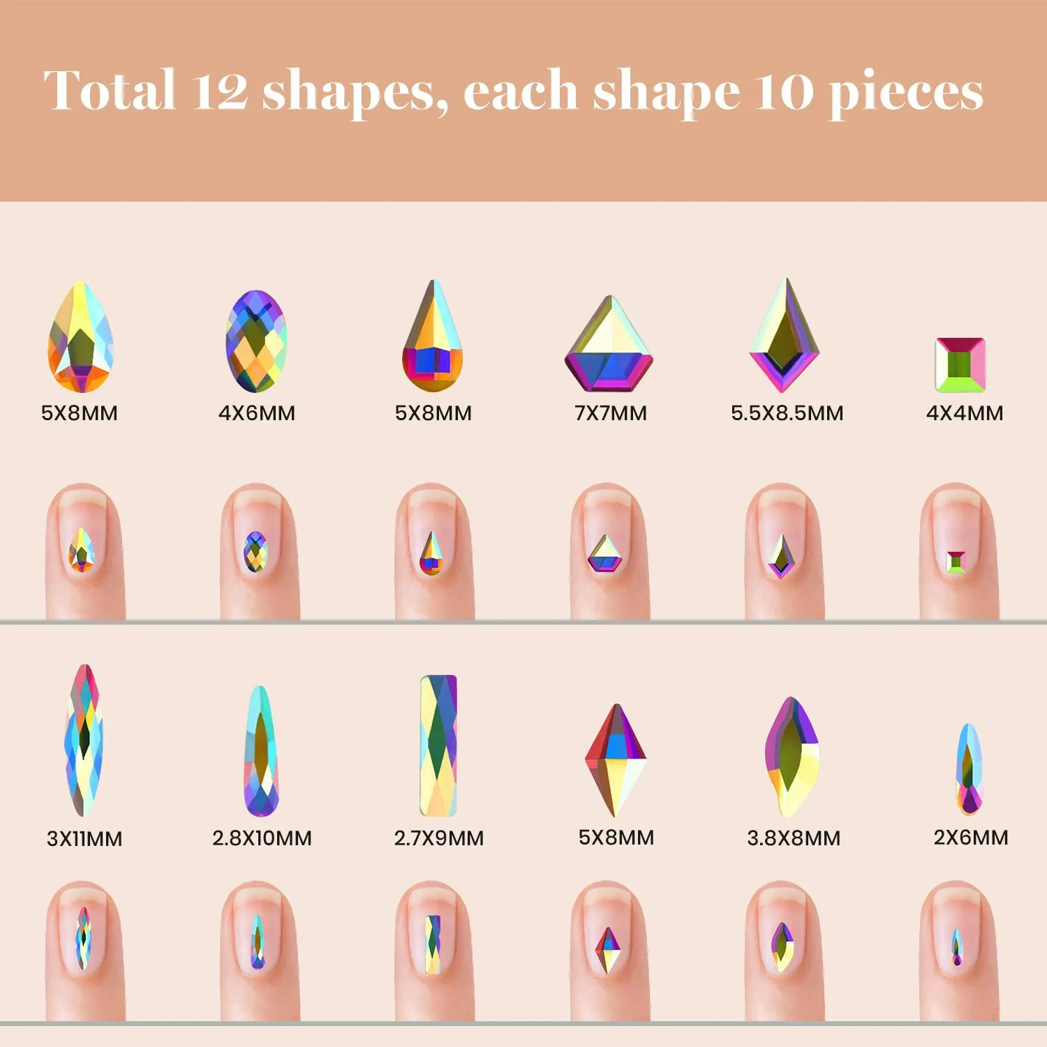 Rhinestone Nail Glue Acessories Kit