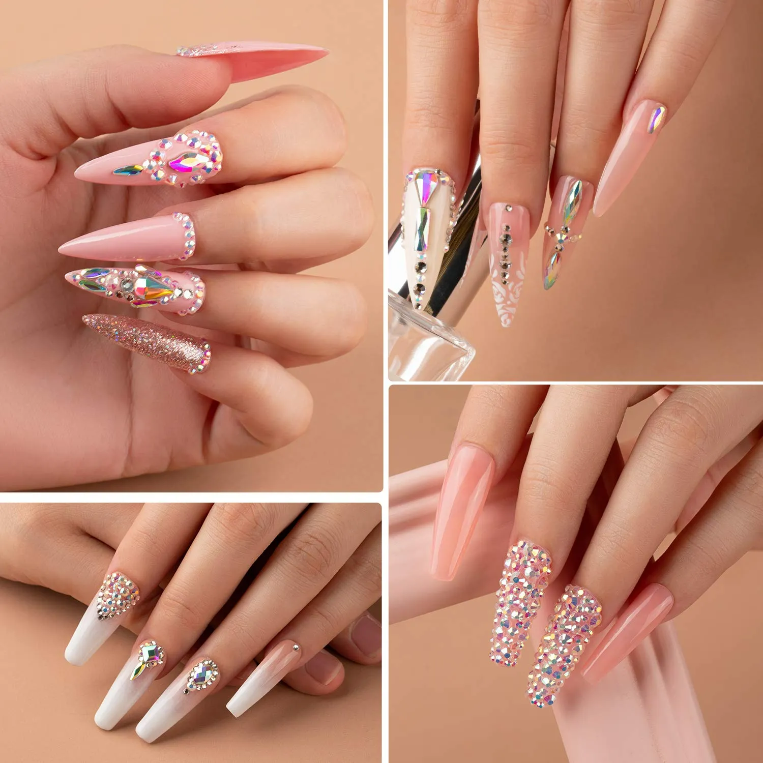 Rhinestone Nail Glue Acessories Kit