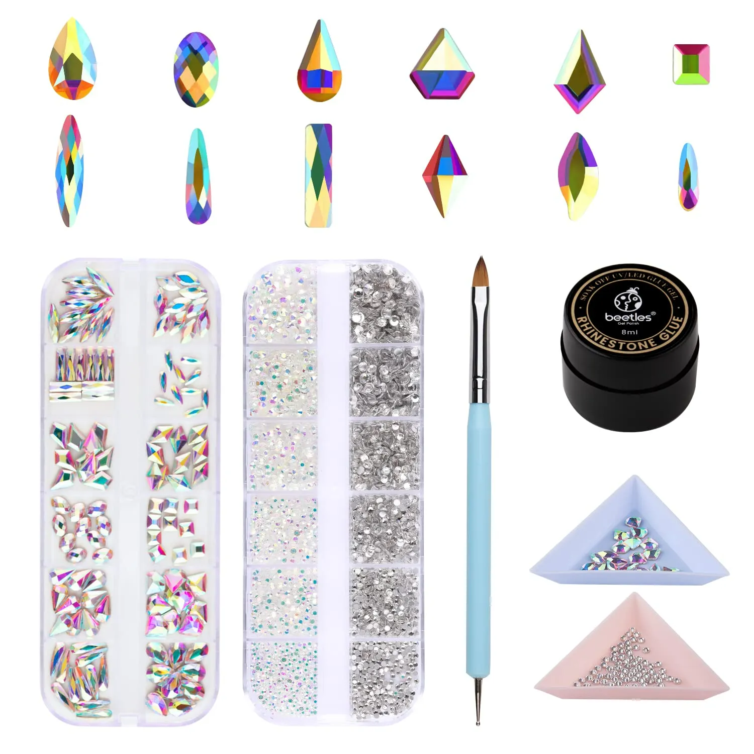 Rhinestone Nail Glue Acessories Kit