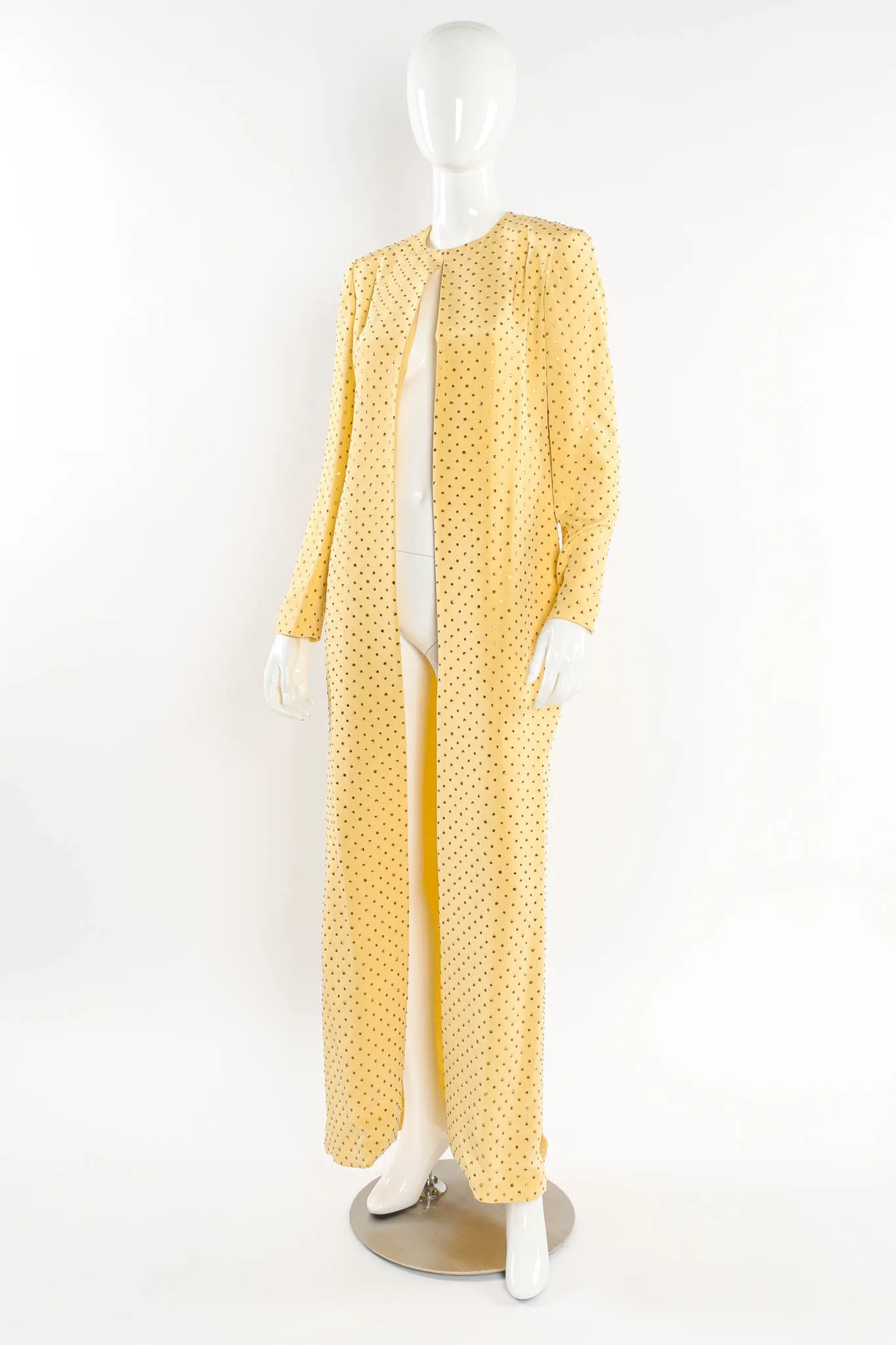 Rhinestone Silk Duster