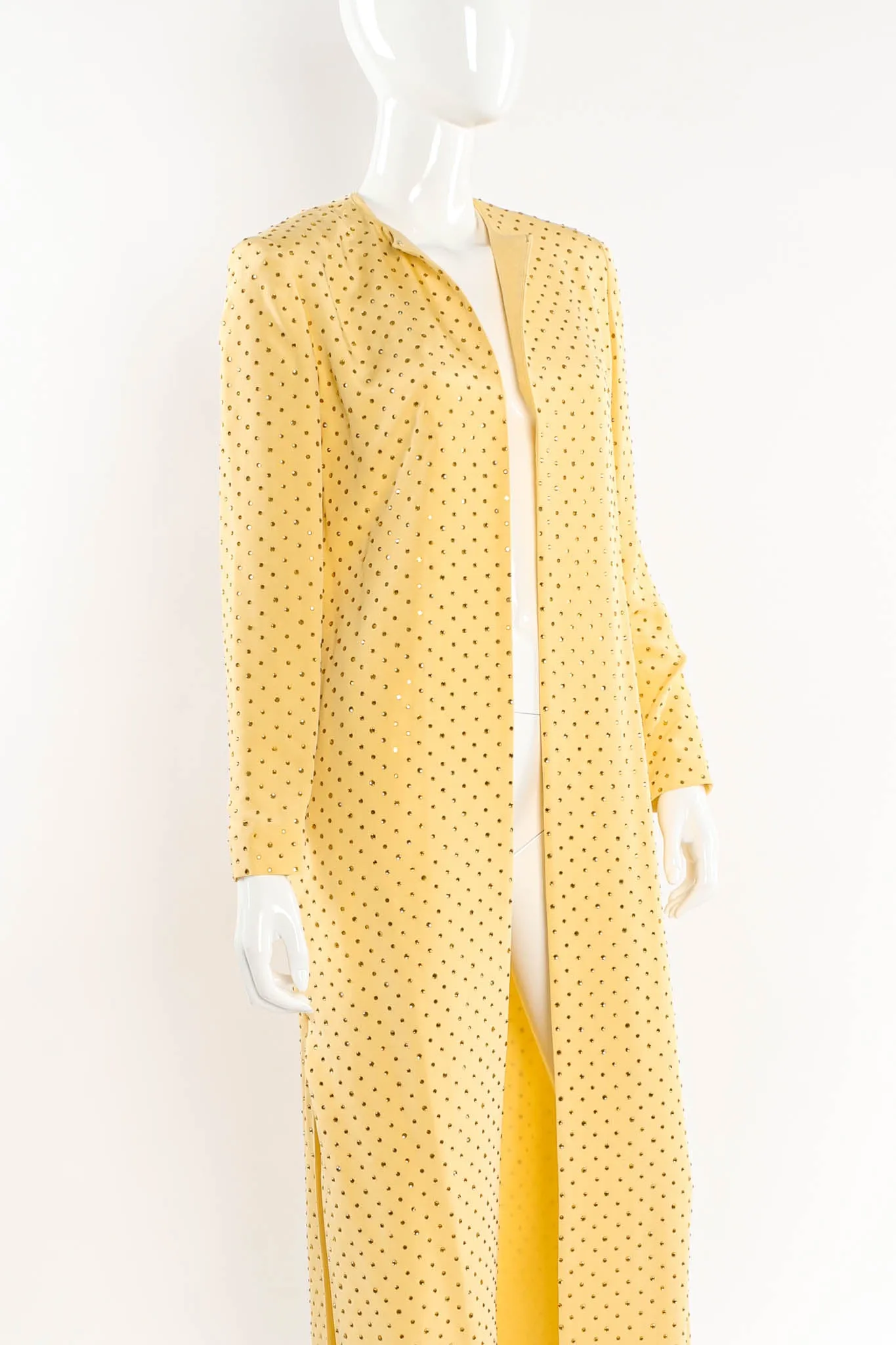 Rhinestone Silk Duster