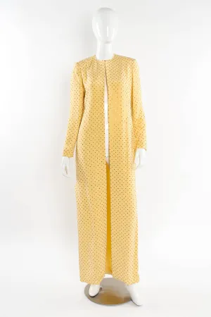Rhinestone Silk Duster