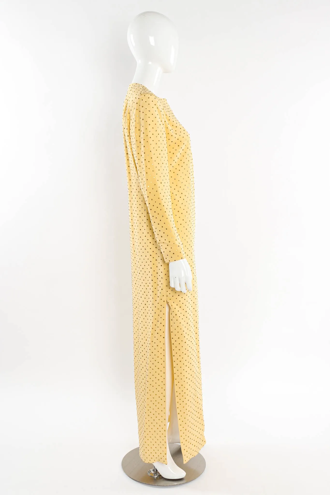 Rhinestone Silk Duster