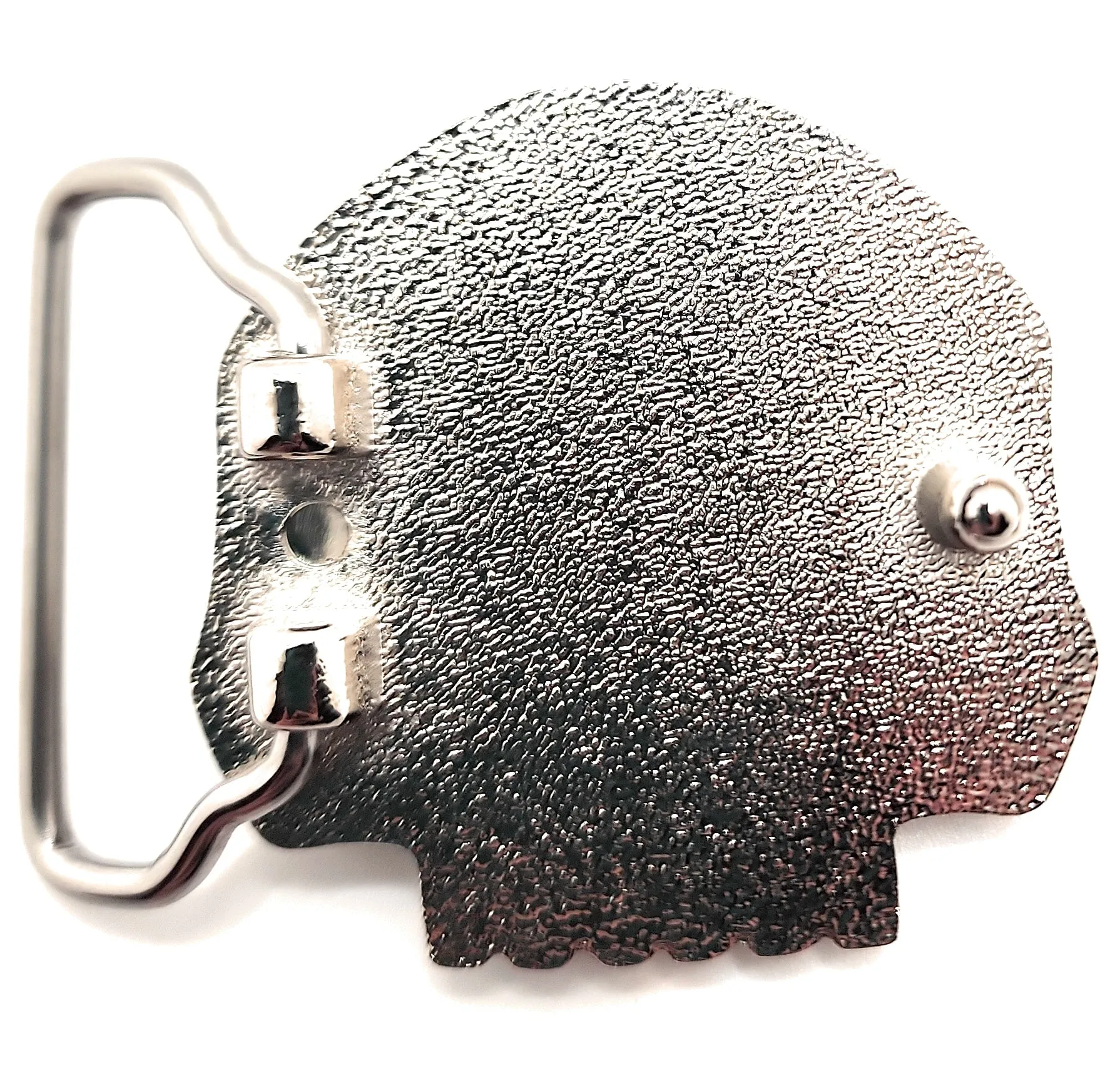 Rhinestone Skull Belt Buckle