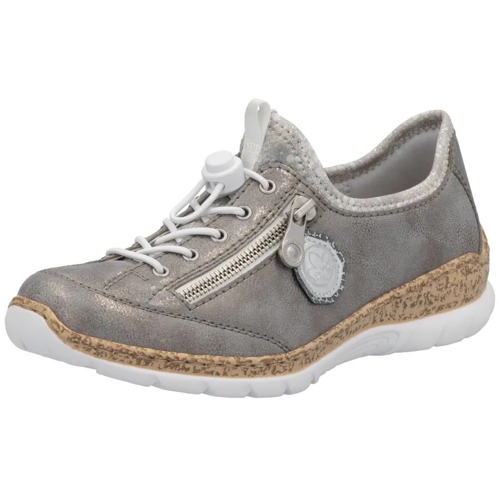 Rieker N4263-40 (Canterbury) Grey Shoes