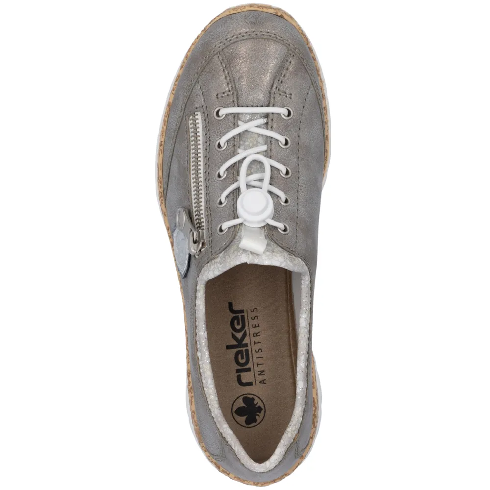 Rieker N4263-40 (Canterbury) Grey Shoes