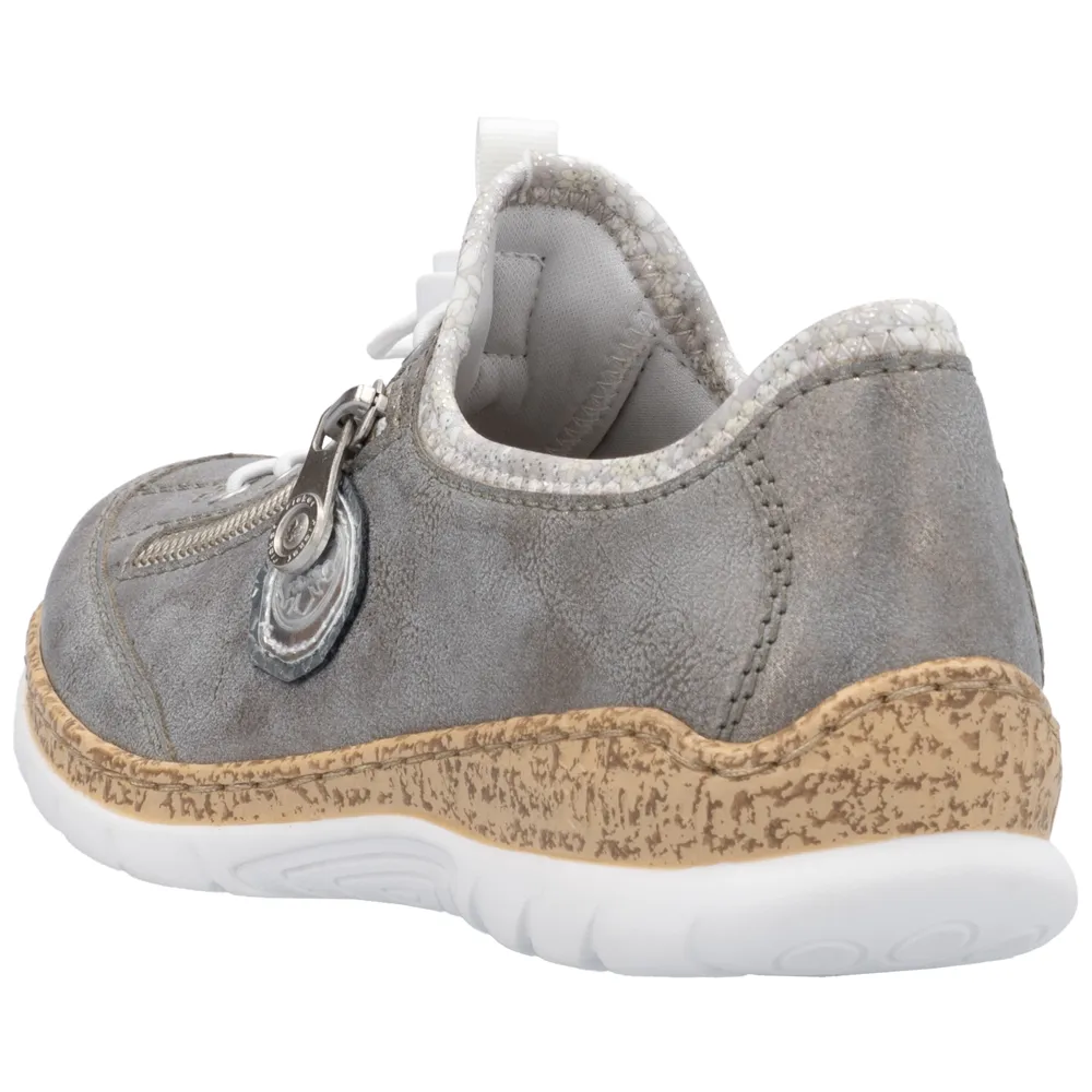 Rieker N4263-40 (Canterbury) Grey Shoes