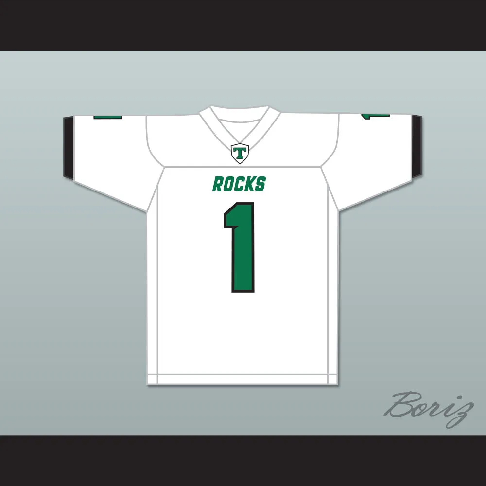 Rondale Moore 1 Trinity High School Shamrocks White Football Jersey 2