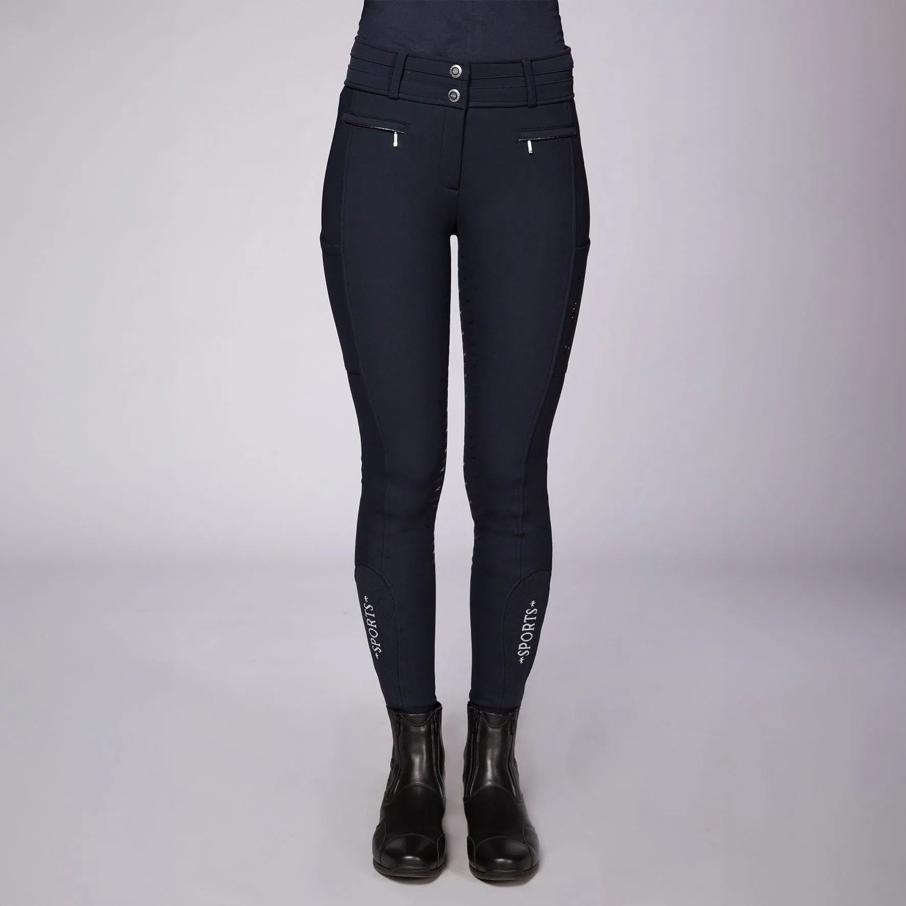 Schockemohle Winter Heather FS Breeches Graphite
