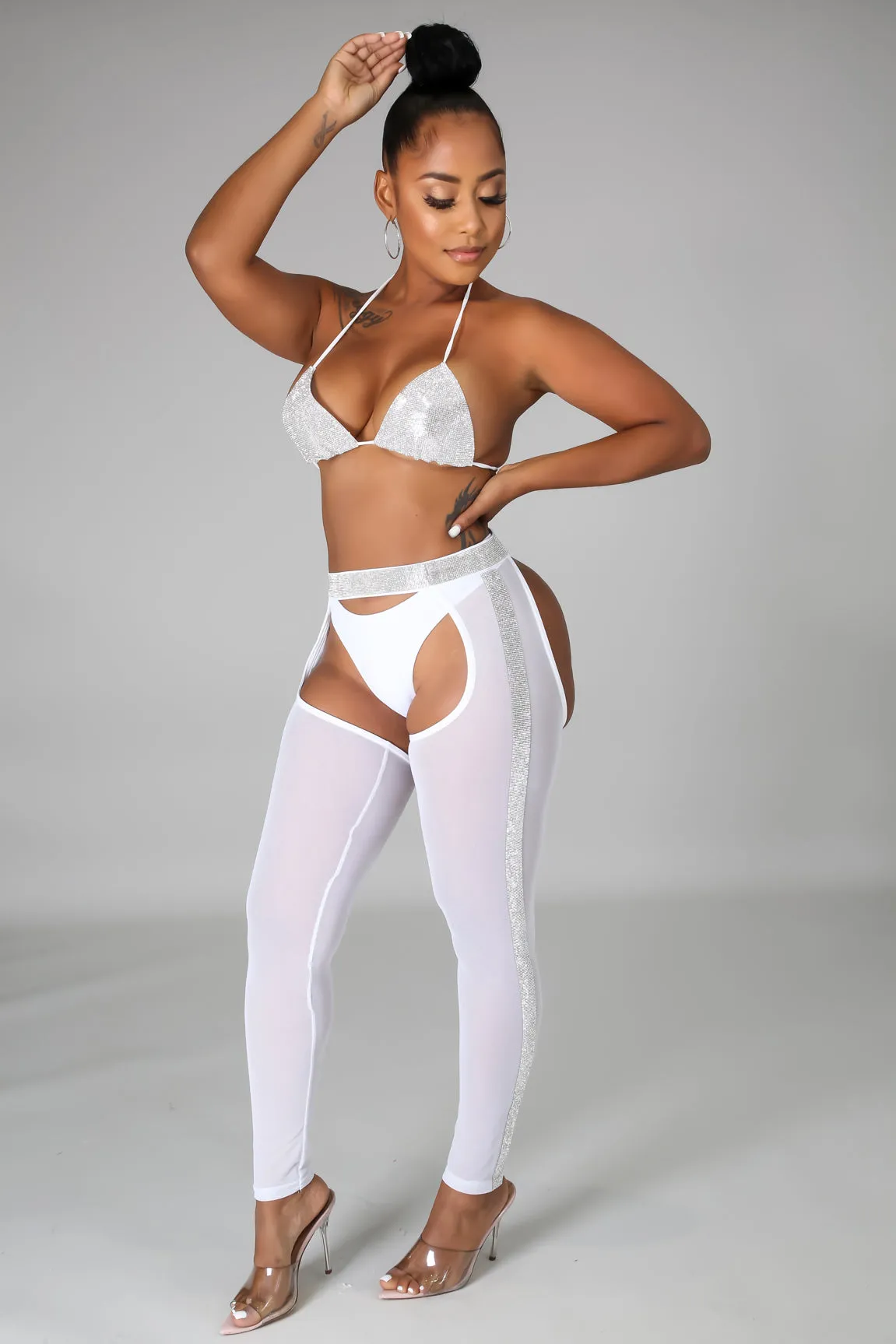 Sexy In Diamond Pant Set