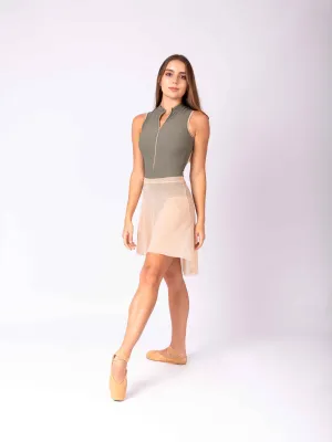 Short Mesh Skirt - Ivory Cream