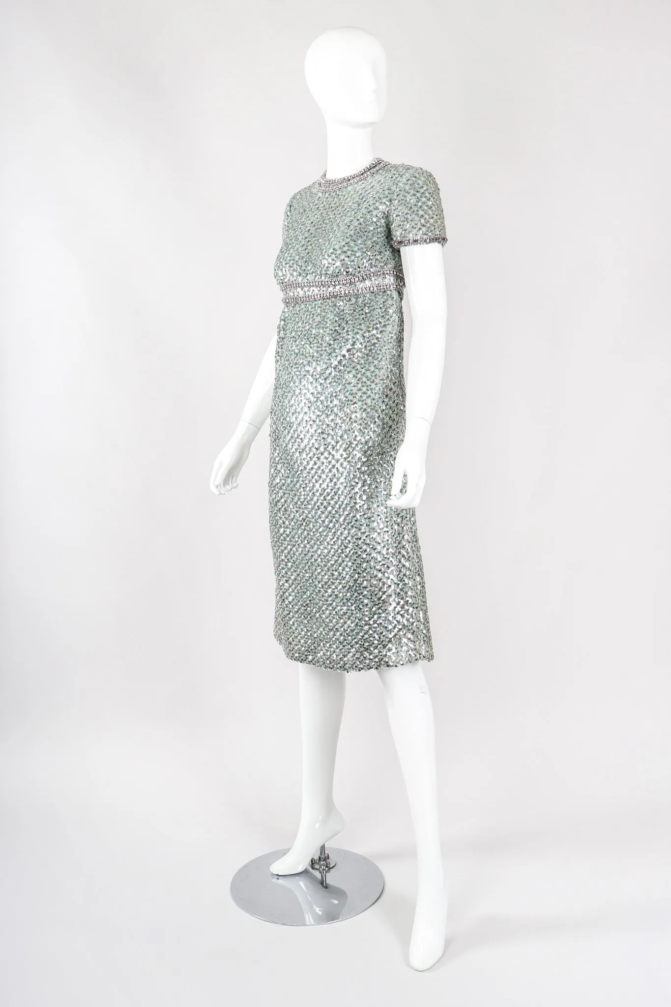 Short Sleeve Sparkle Dress