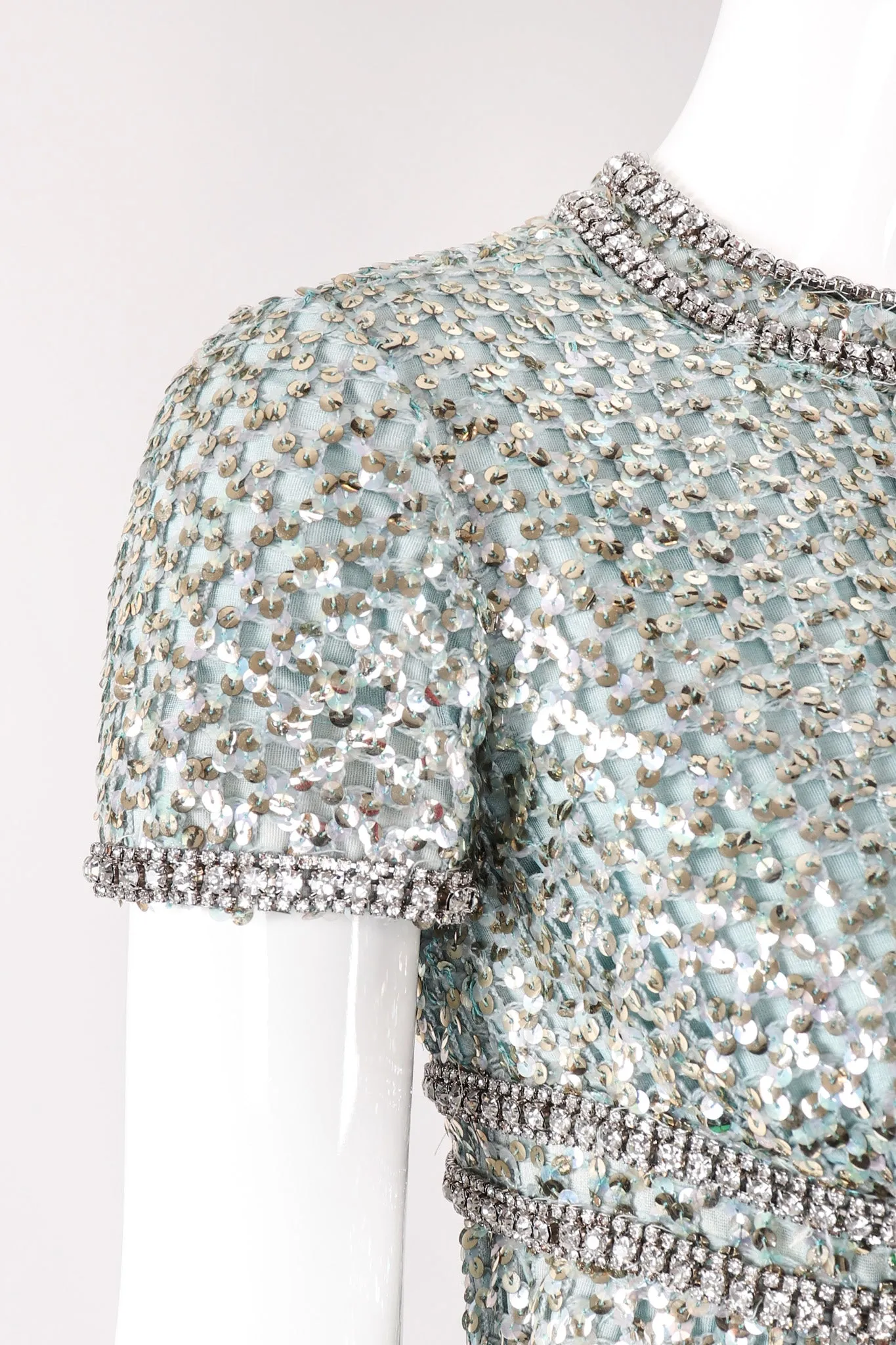 Short Sleeve Sparkle Dress