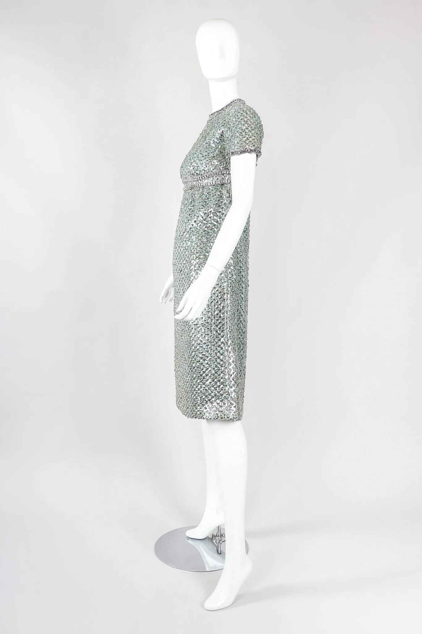 Short Sleeve Sparkle Dress