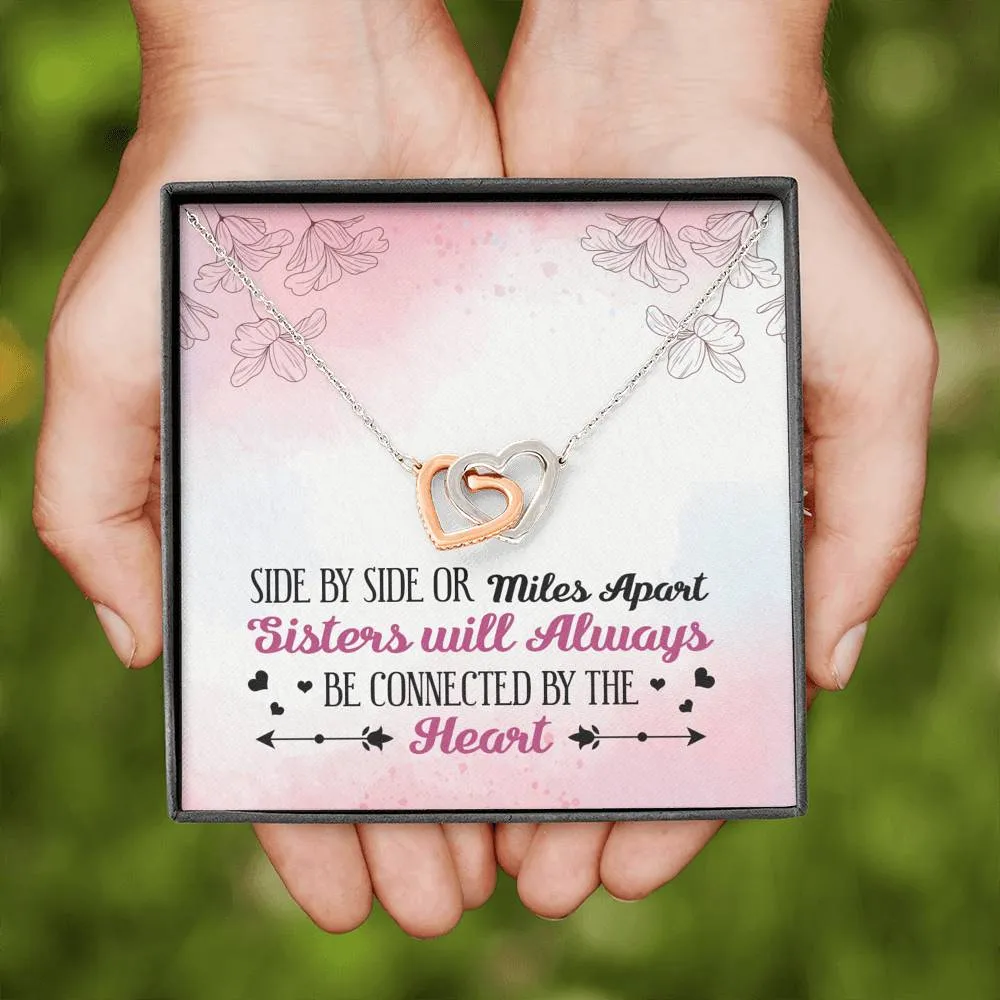 Sisters Apart Silver and Gold Necklace