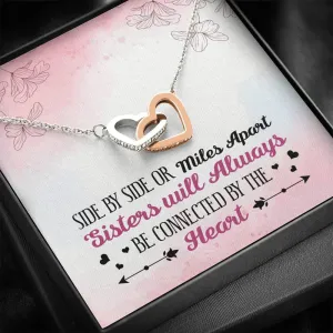 Sisters Apart Silver and Gold Necklace