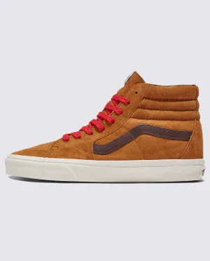 SK8-HI - PIG SUEDE PLAID GLAZED GINGER