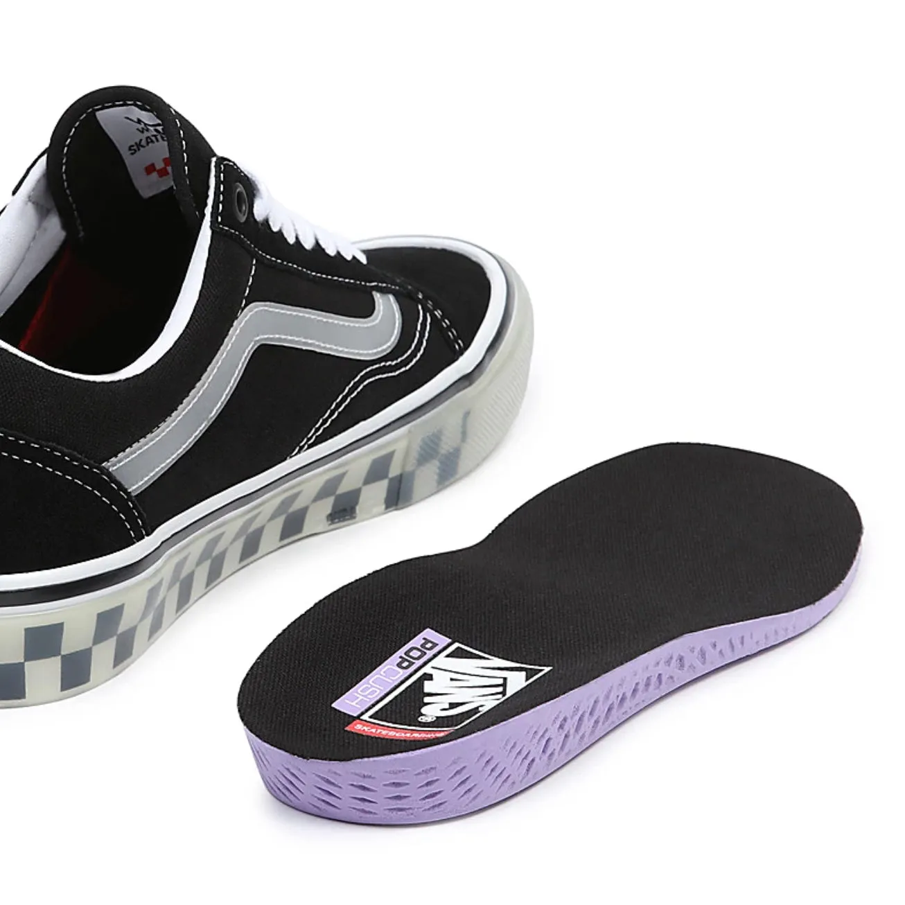 SKATE OLD SKOOL Shoes Translucent Rubber Black