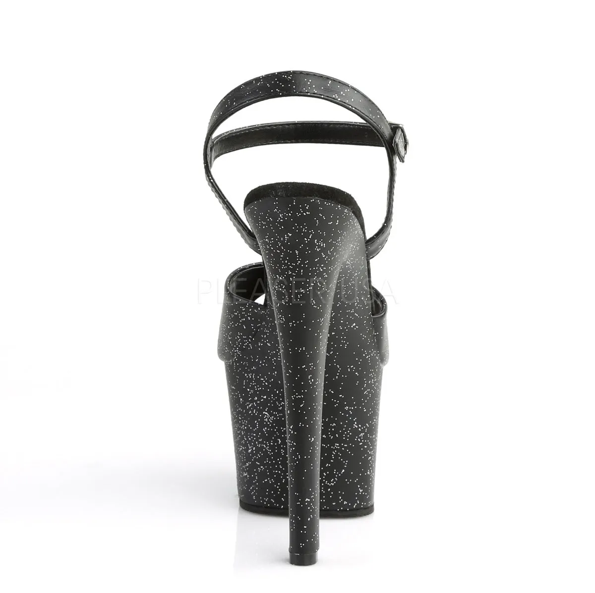 SKY-309MMG  Black Faux Leather/Black Matte