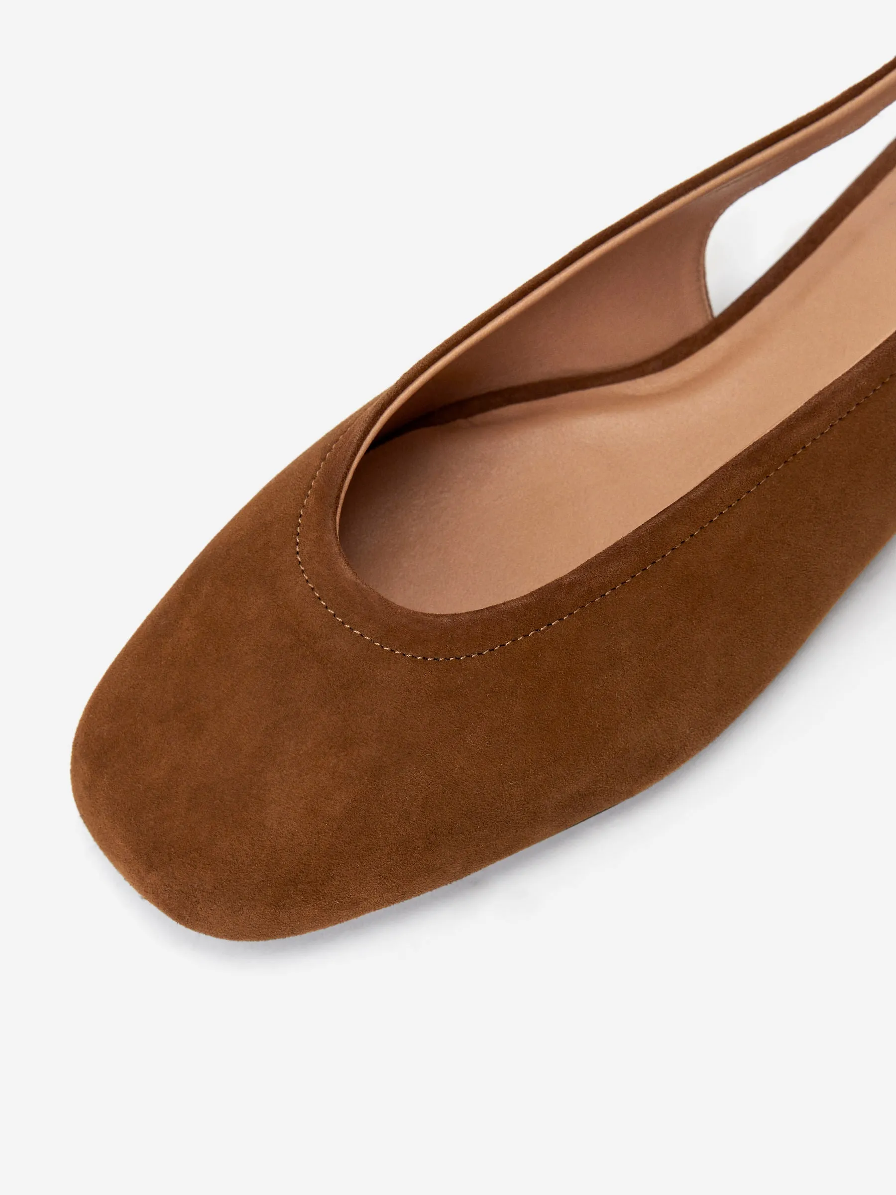 Slingback Suede Flats