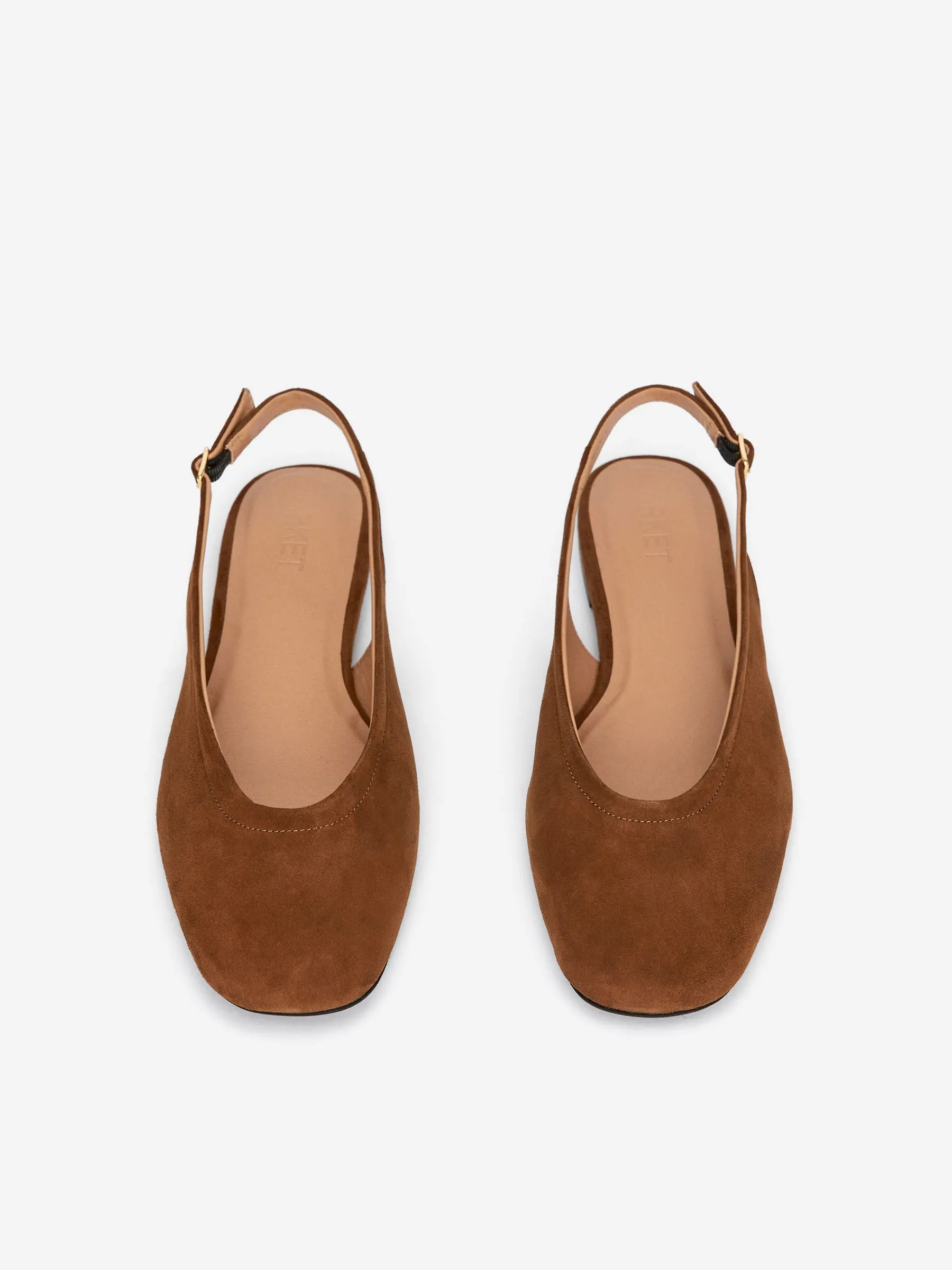 Slingback Suede Flats