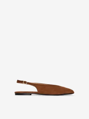 Slingback Suede Flats