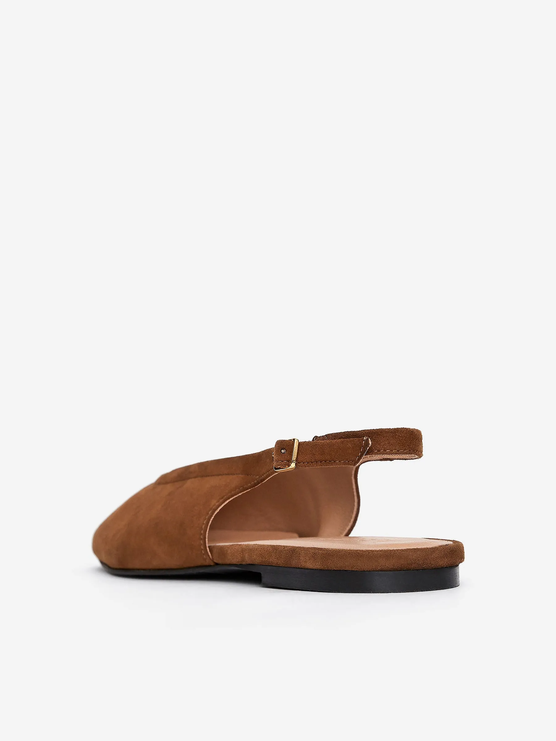 Slingback Suede Flats